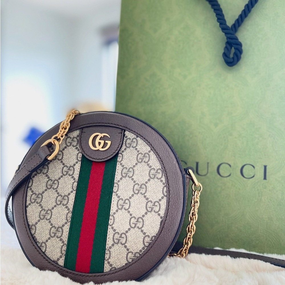 Gucci Ophidia Round Crossbody Bag